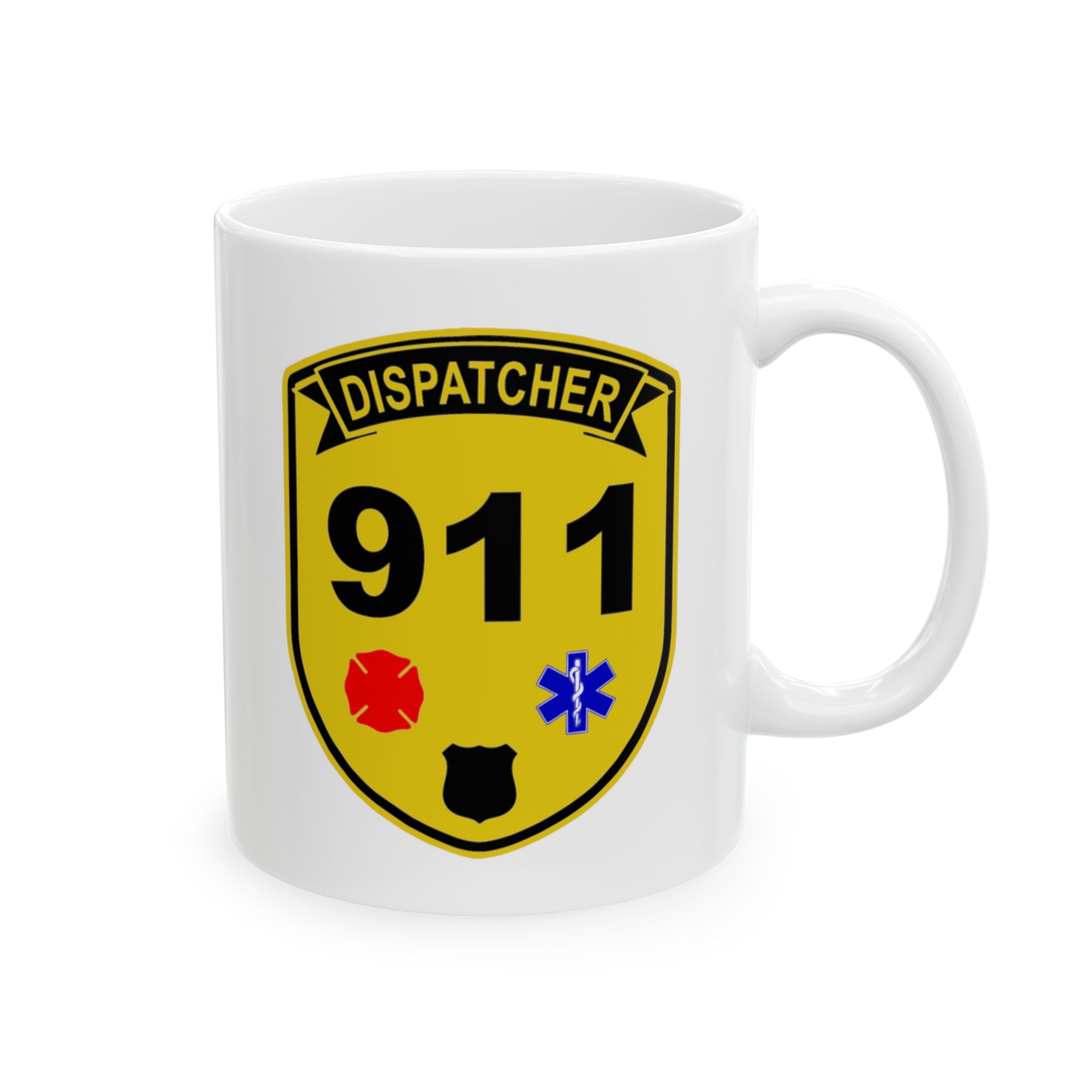 911 Dispatcher Patch Mug – Responder Depot