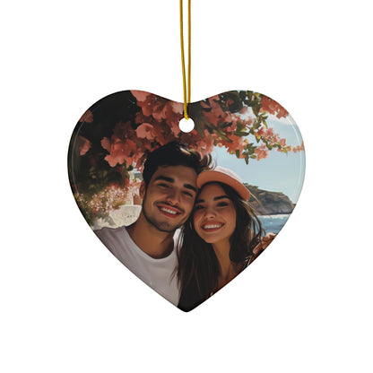 Custom Photo Ceramic Ornament