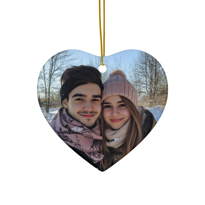 Custom Photo Ceramic Ornament