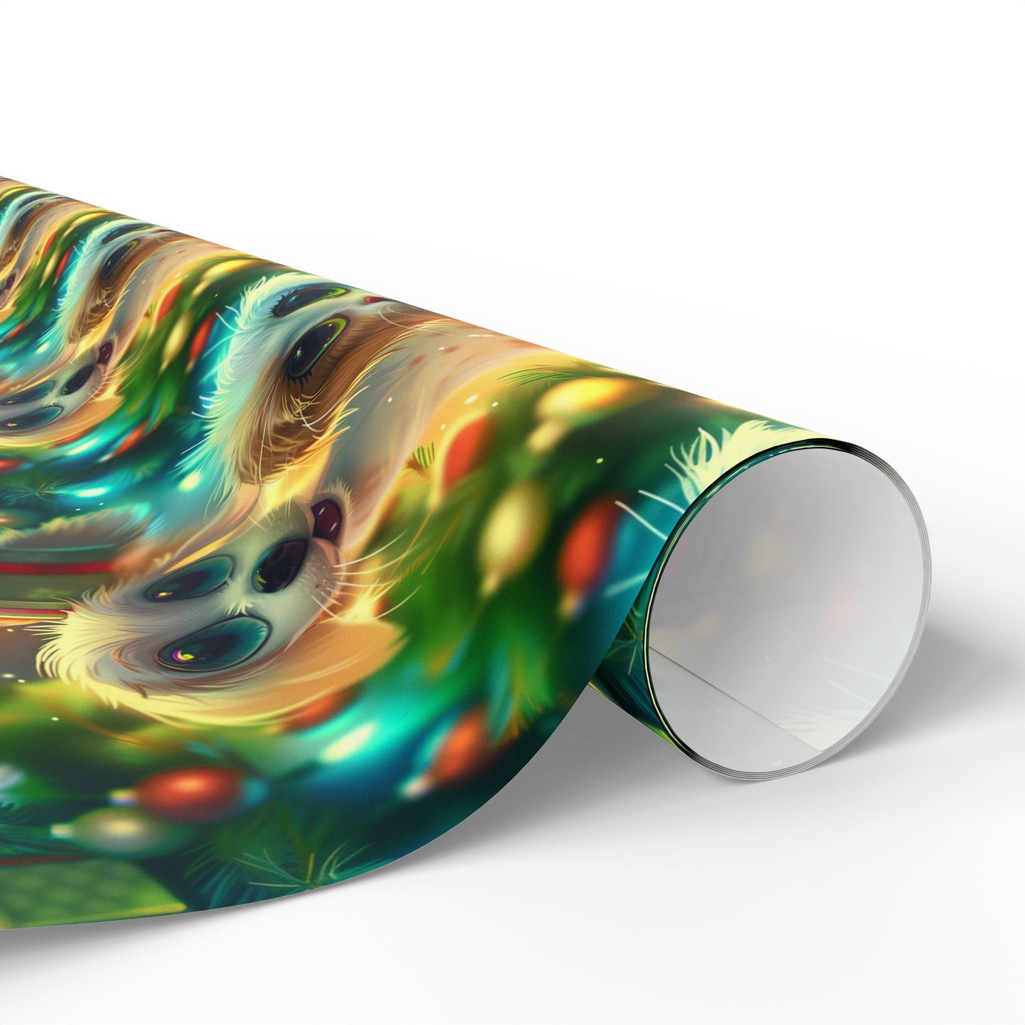 Puppy & Kitten Wrapping Paper