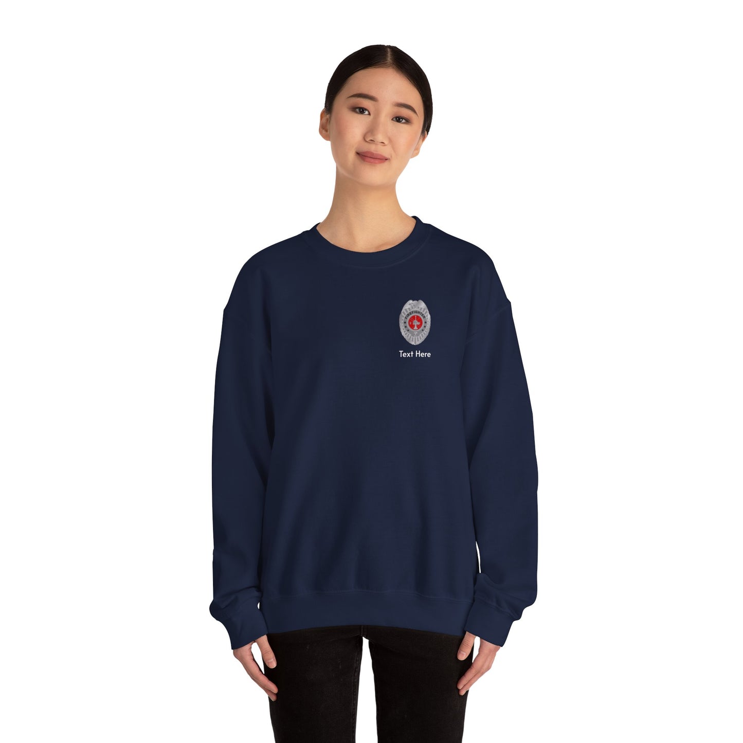 Firefighter Badge Sweatshirt