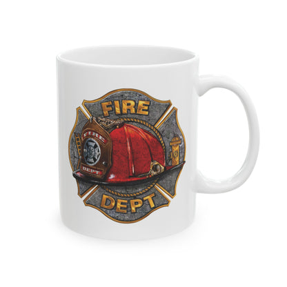 Fire Dept. Maltese Cross Mug