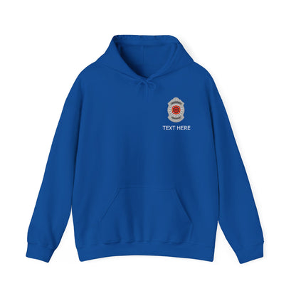 Volunteer Firefighter Badge Hoodie