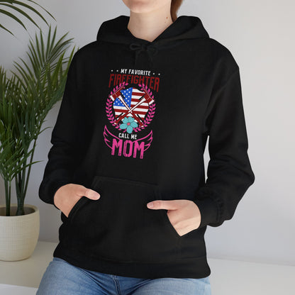 My Favorite Firefighter Call Me Mom Hoodie