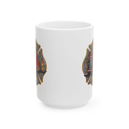 Fire Dept. Maltese Cross Mug