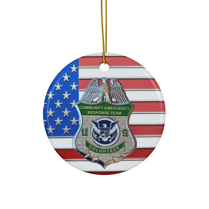 Patriotic CERT Ornament
