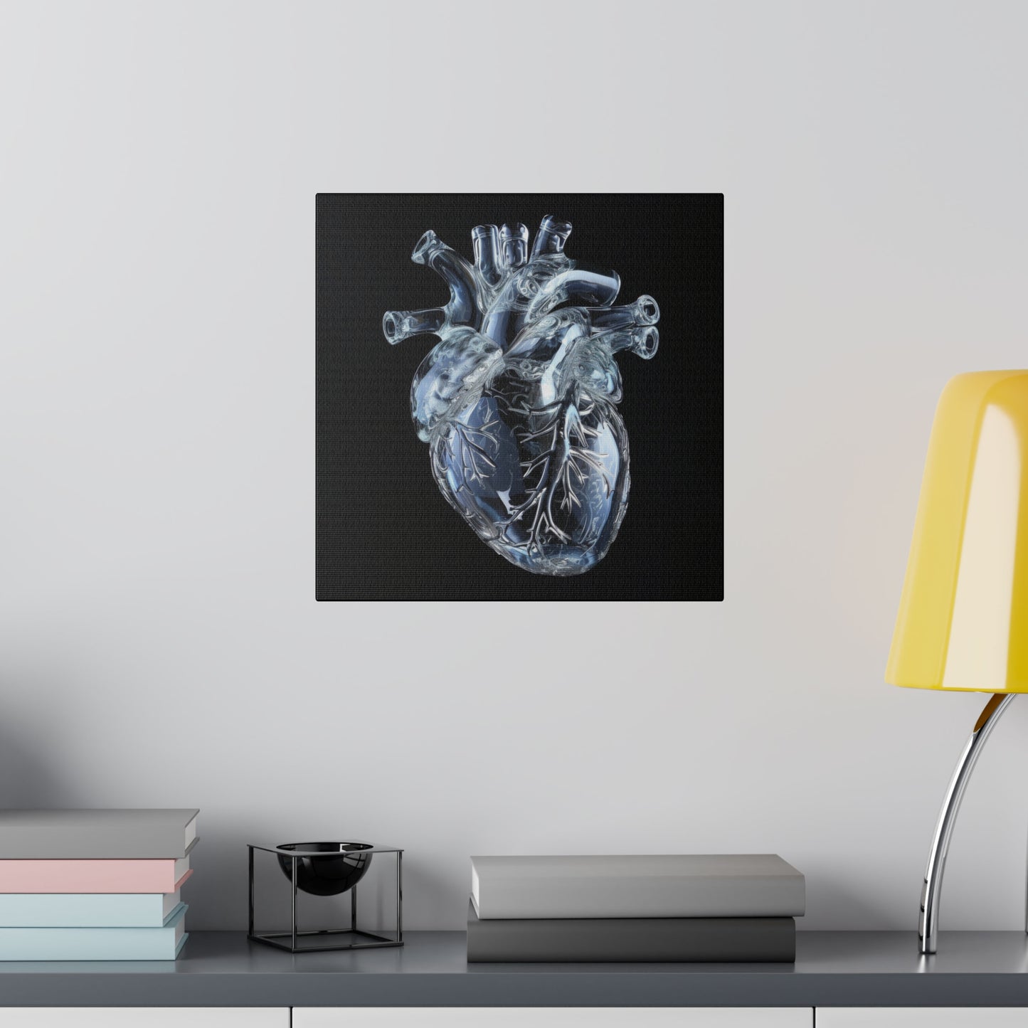 Matte Canvas - Glass Heart