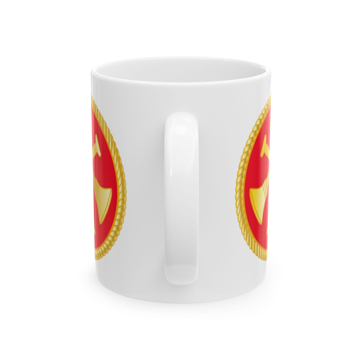 Rank - 3 Bugles - Red Mug