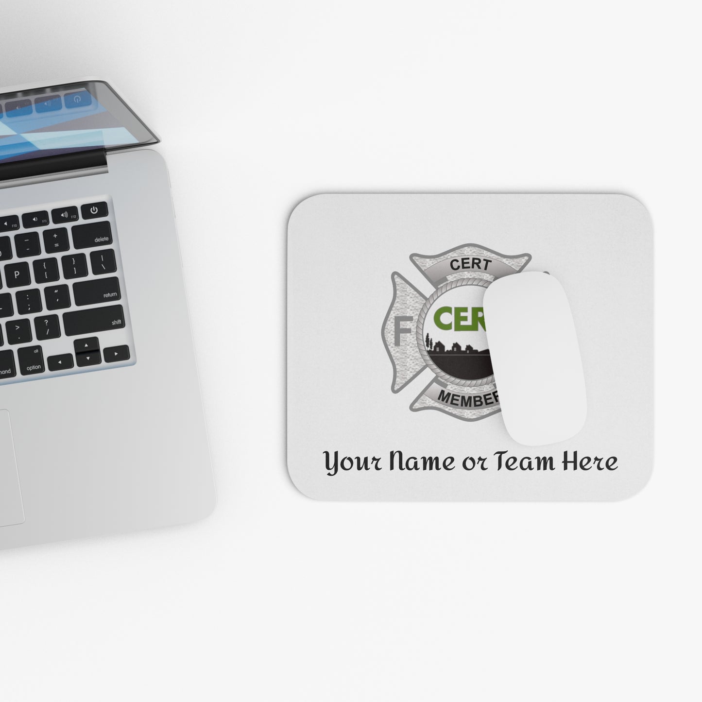 CERT FD Badge Custom Mouse Pad
