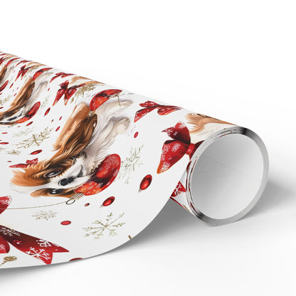 Dog with Bows Wrapping Paper