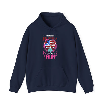 My Favorite Firefighter Call Me Mom Hoodie