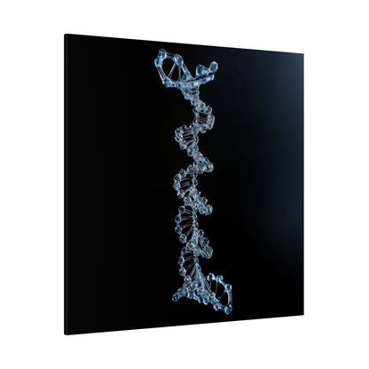 Matte Canvas - Glass DNA Strand
