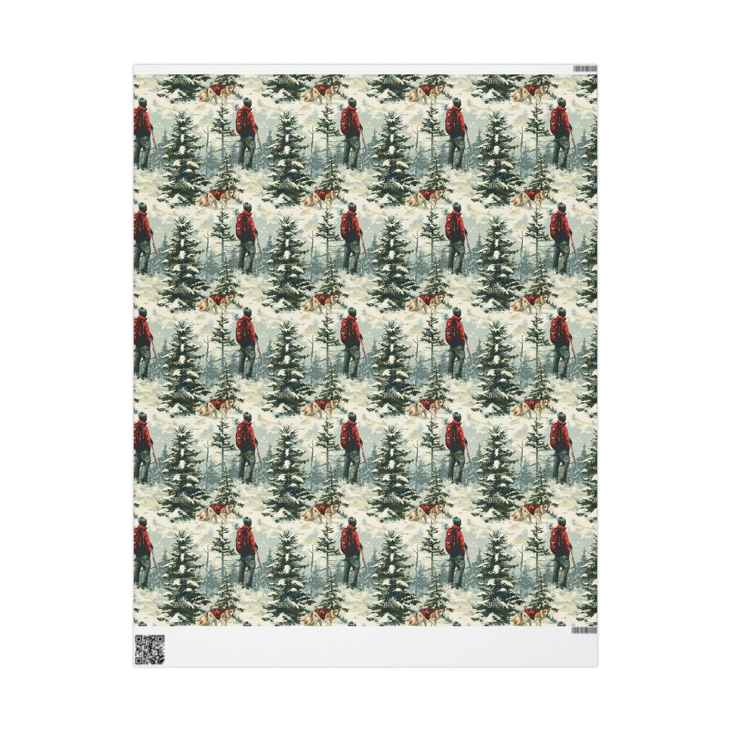 SAR Dog & Handler Wrapping Paper