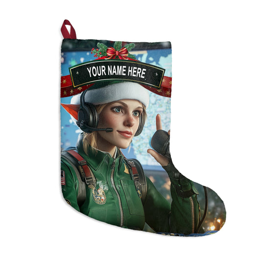 Elf on Dispatch Stocking