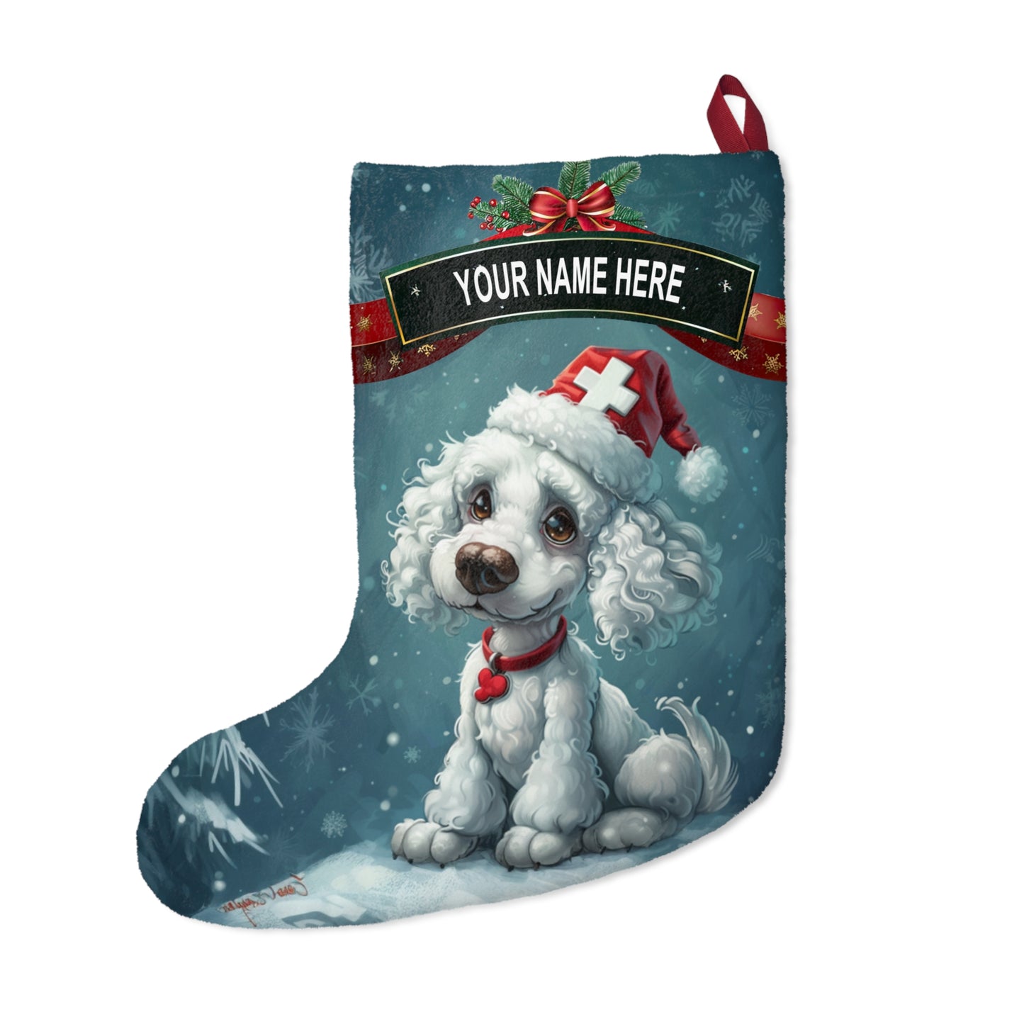 Nurse Puppy Stocking