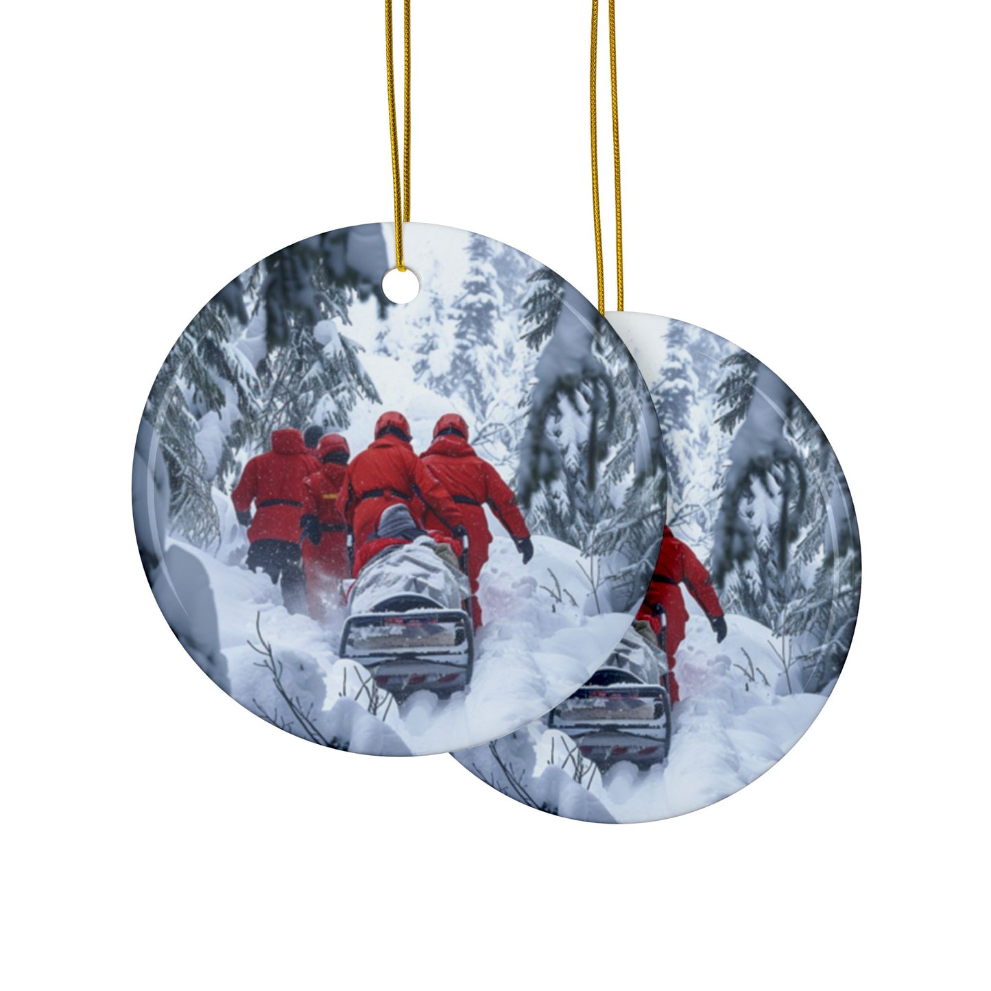 Snow Rescue Ornament