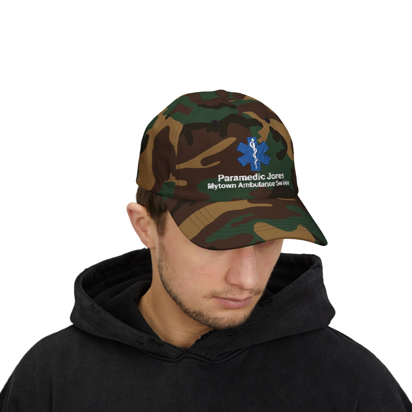Custom Star of Life Baseball Cap