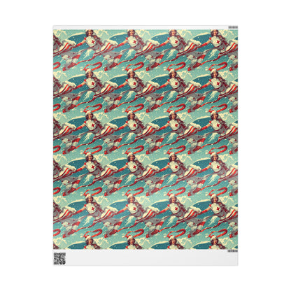 Superhero Nurse Wrapping Paper