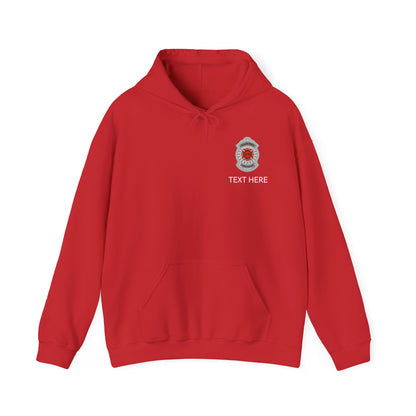Volunteer Firefighter Badge Hoodie