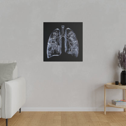 Matte Canvas - Glass Lungs