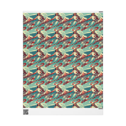 Superhero Nurse Wrapping Paper