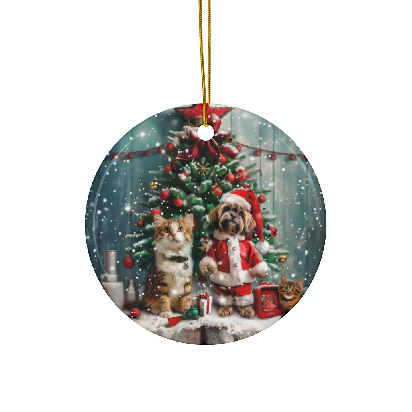 Dressed for Christmas Ornament
