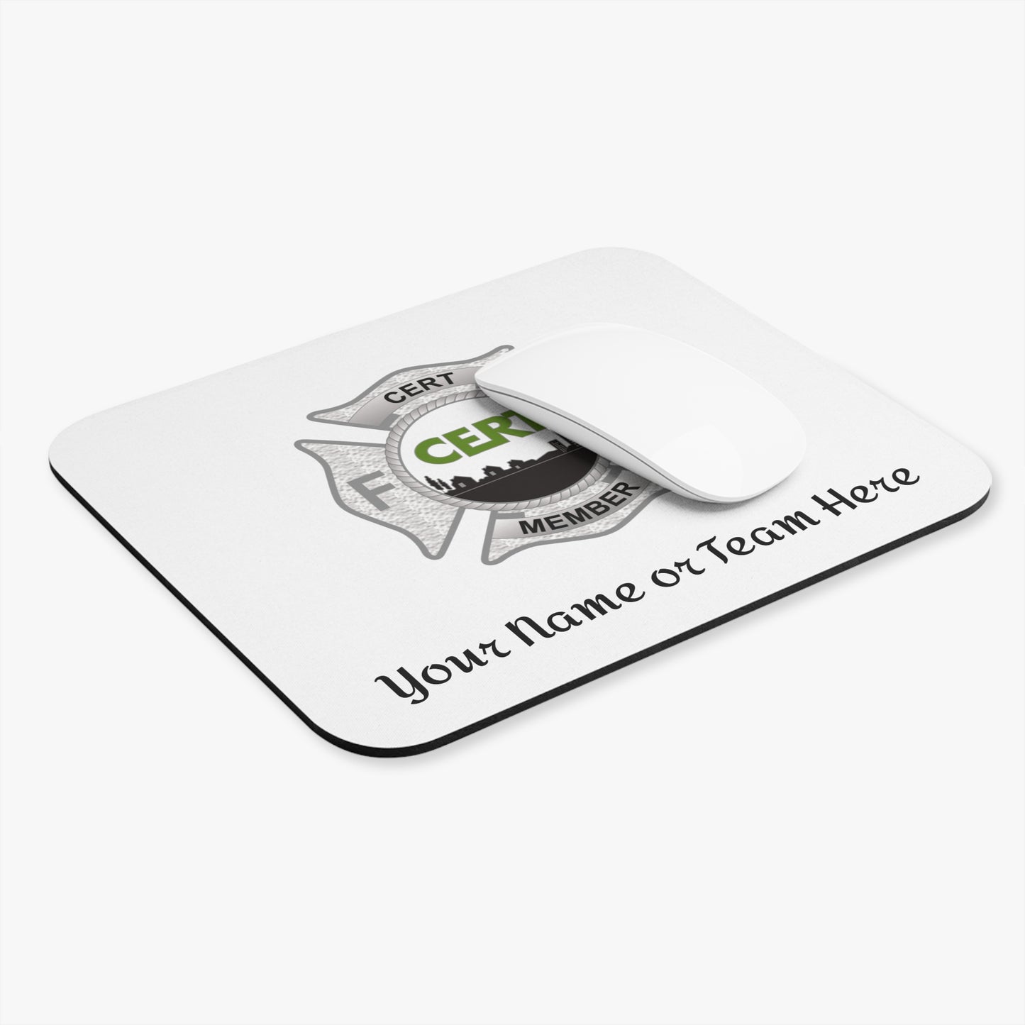 CERT FD Badge Custom Mouse Pad