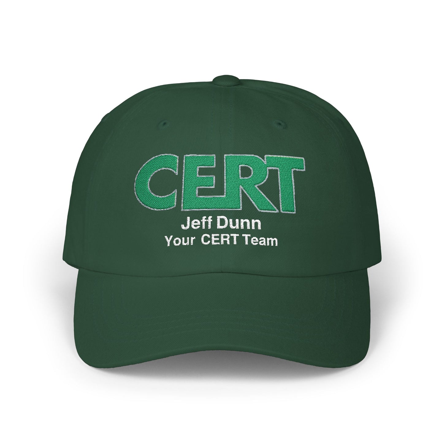 CERT Custom Baseball Cap