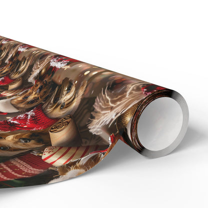Christmas Dogs Wrapping Paper
