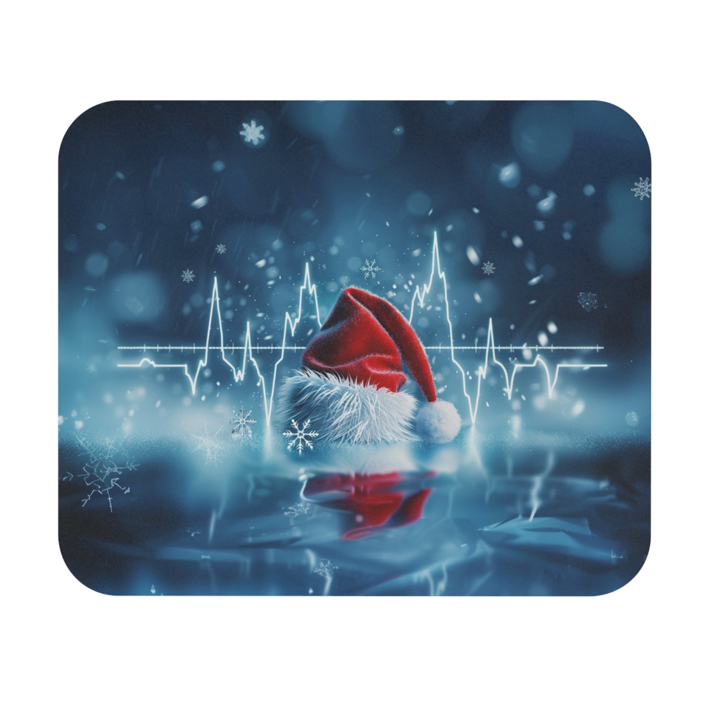 Santa Hat Rhythm Mouse Pad