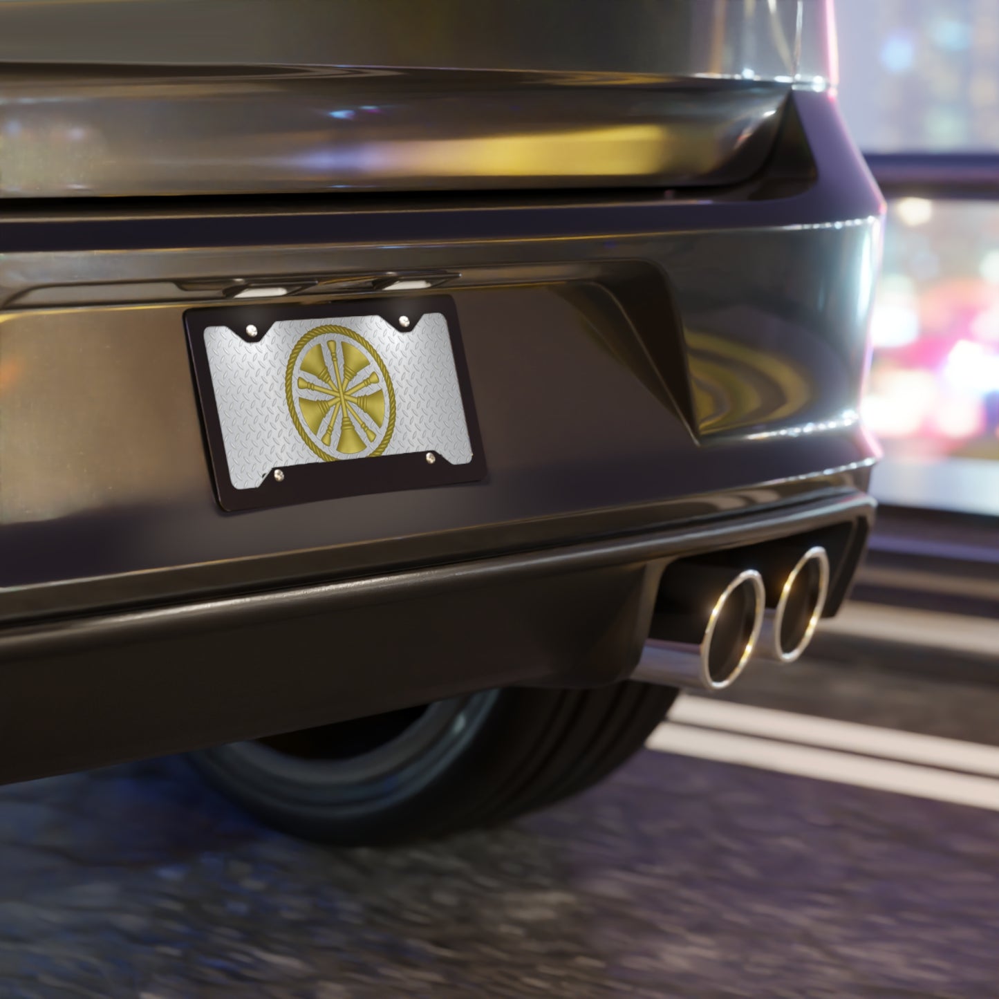 5 Bugles License Plate