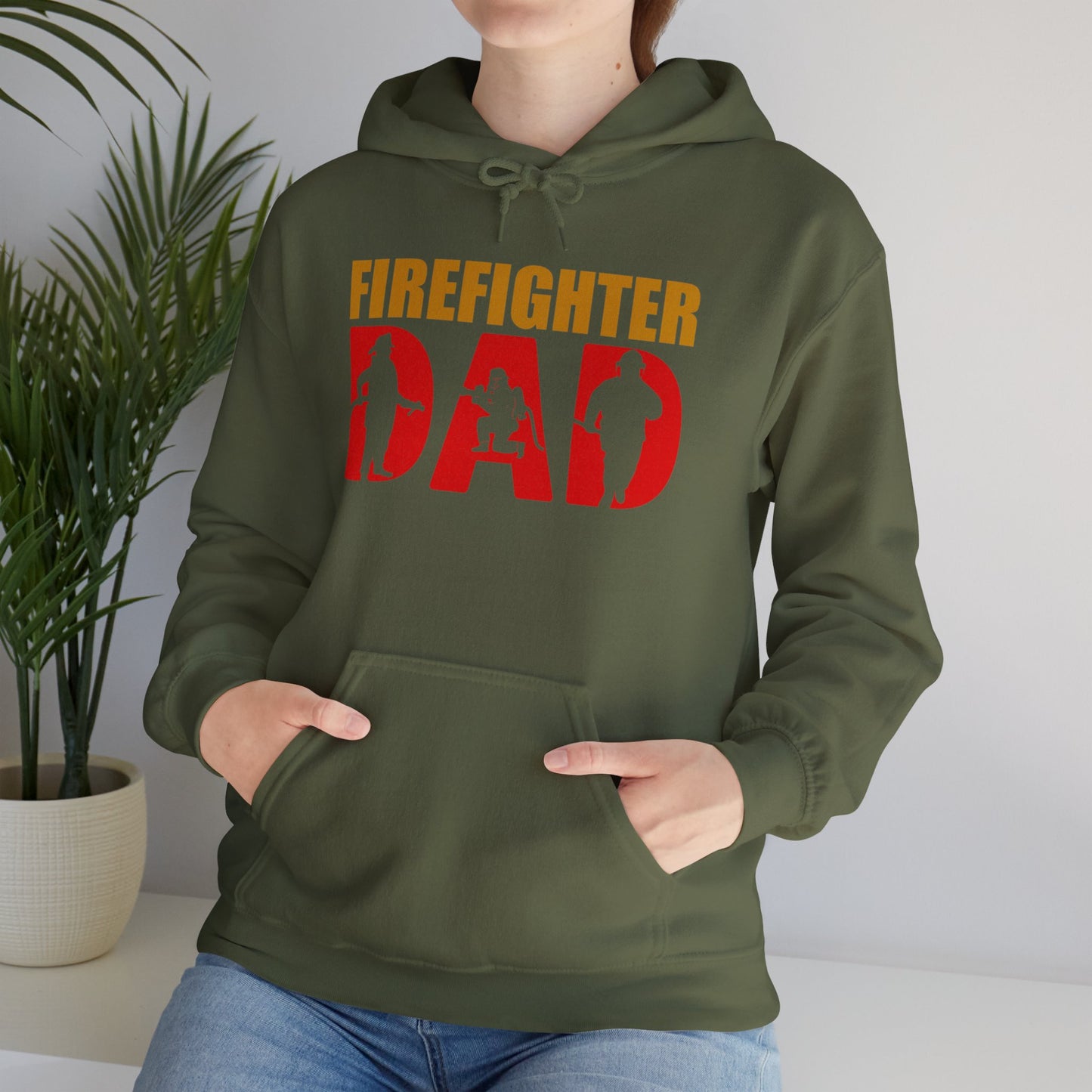 Firefighter Dad Hoodie