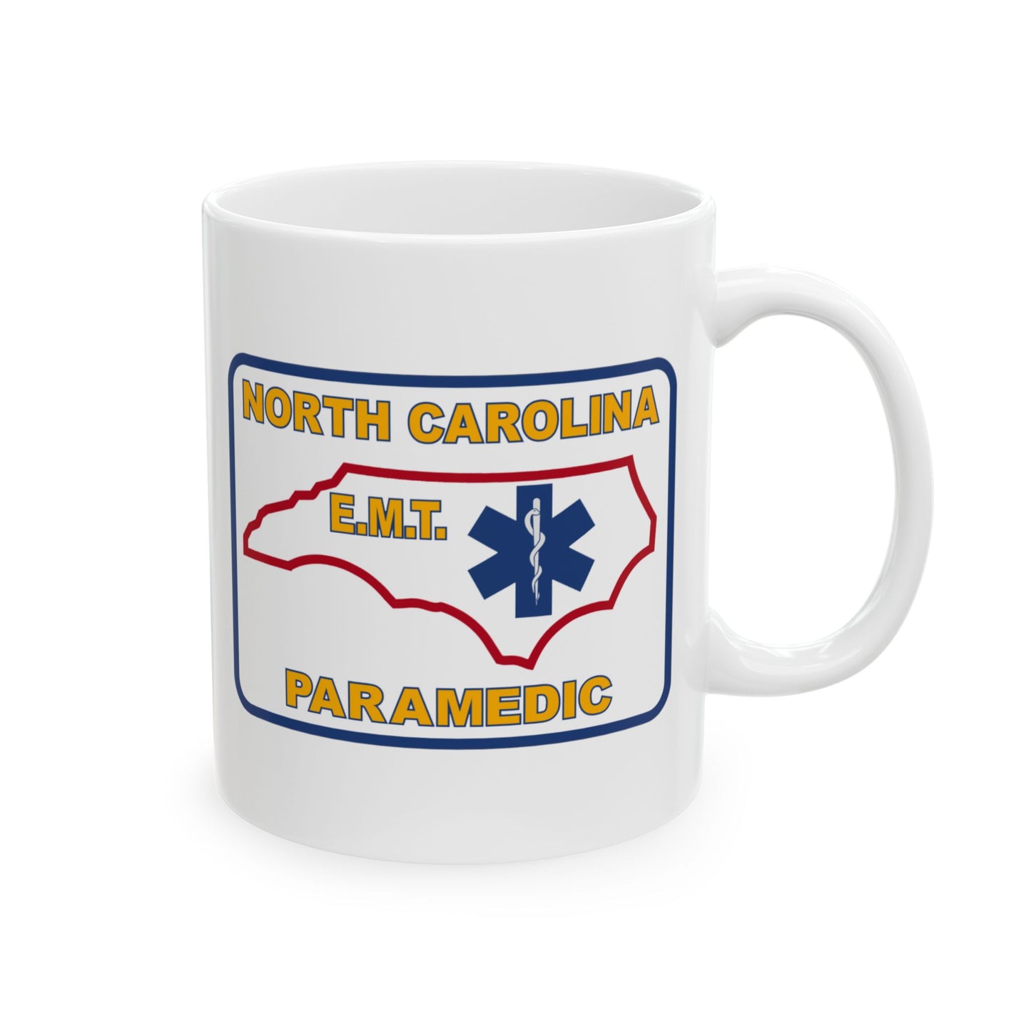 North Carolina Paramedic Patch Mug