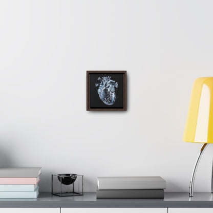 Framed Canvas - Glass Heart