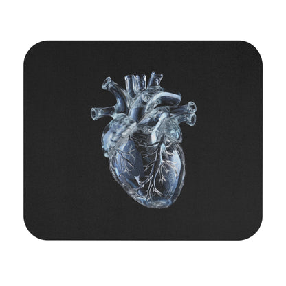 Glass Heart Mouse Pad