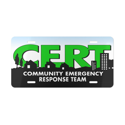 CERT License Plate