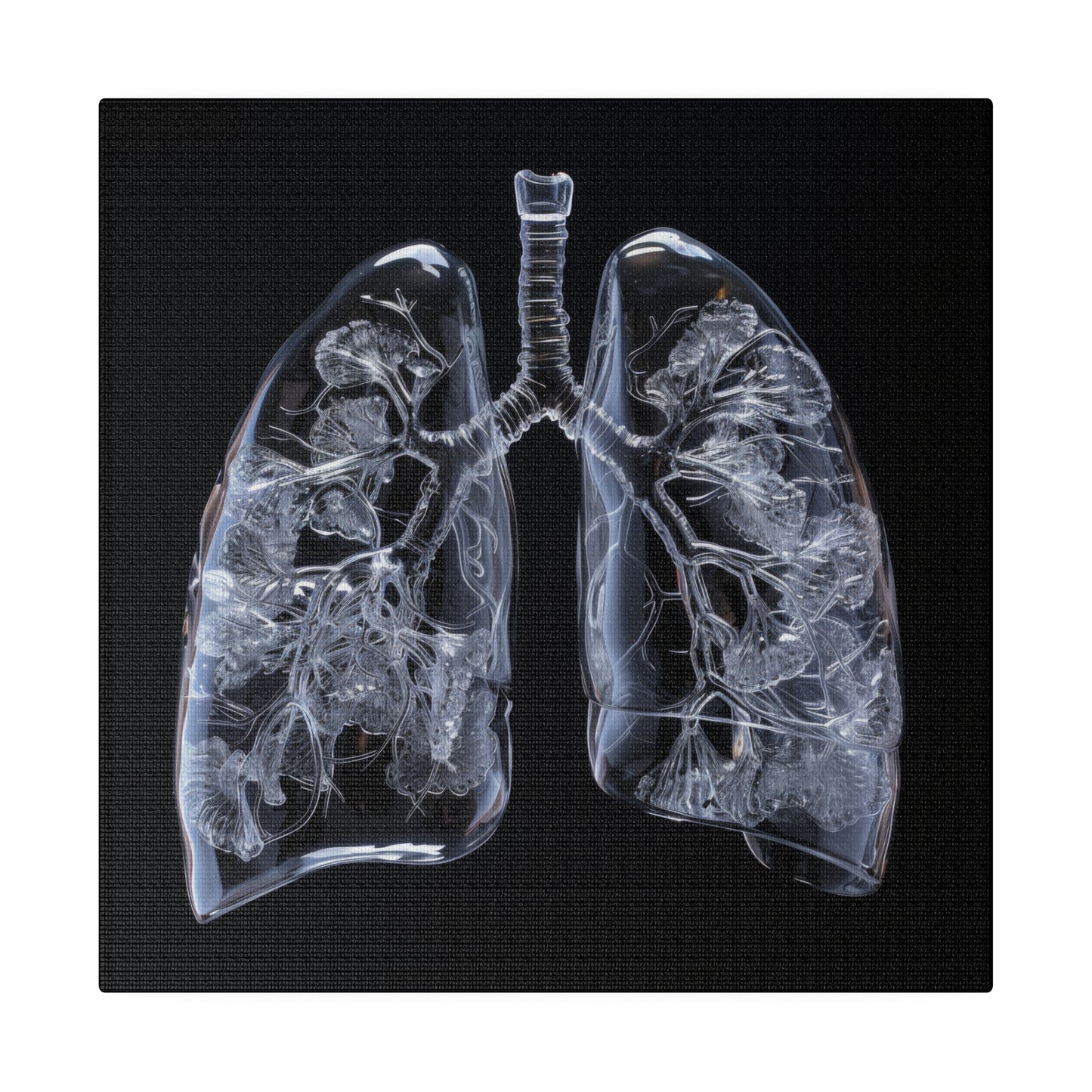 Matte Canvas - Glass Lungs