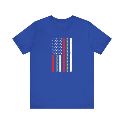 Autism American Firefighter Flag T-Shirt