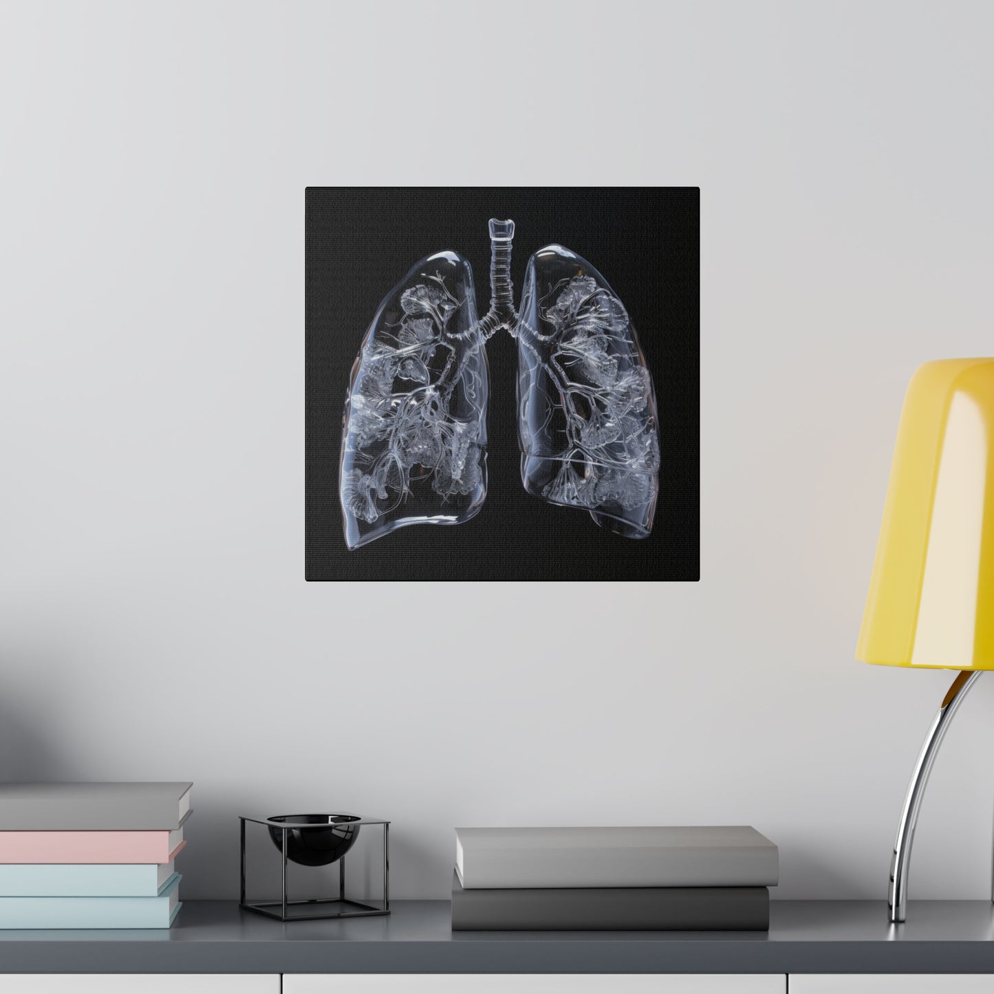 Matte Canvas - Glass Lungs