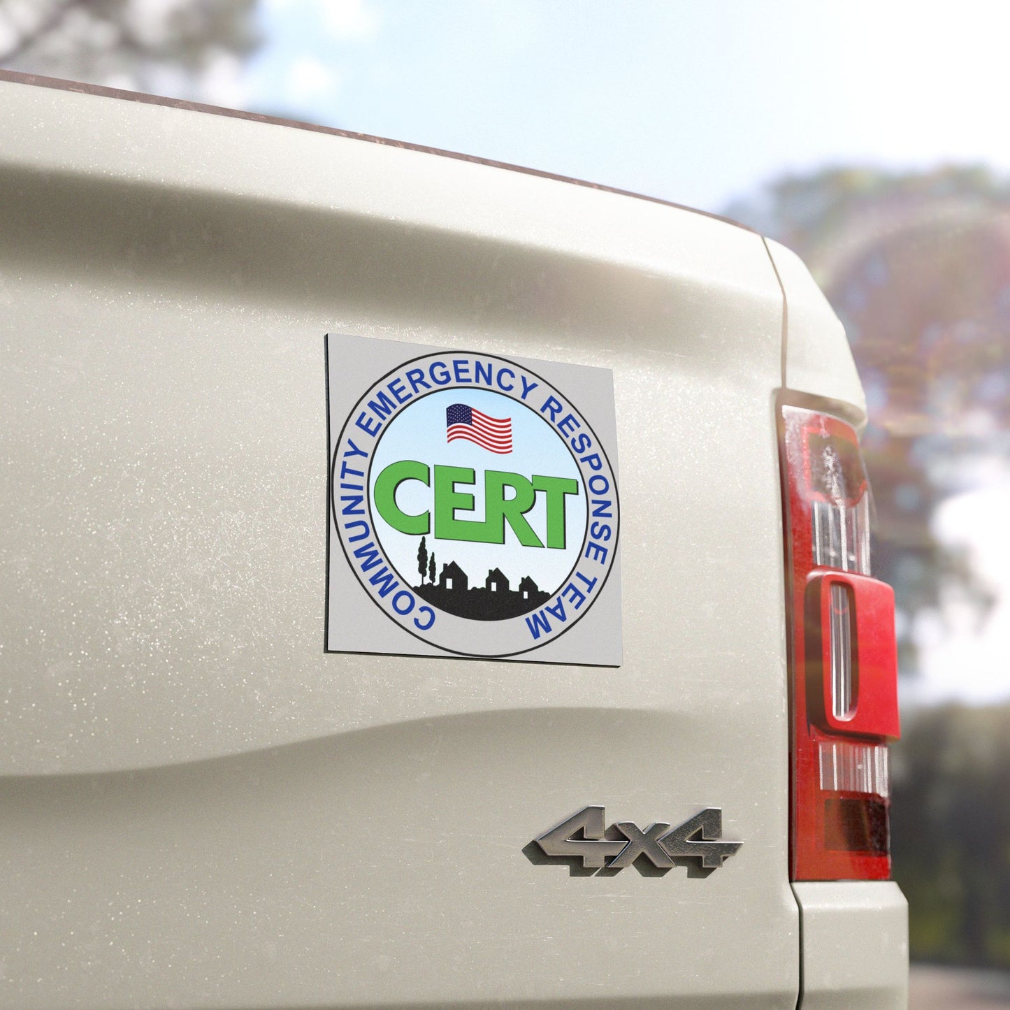CERT Patch Car Magnet