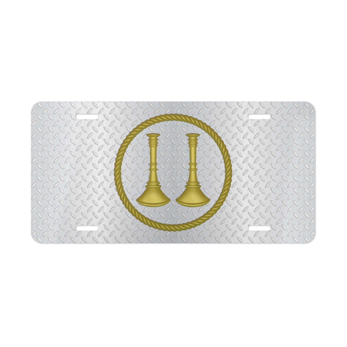 2 Bugles License Plate