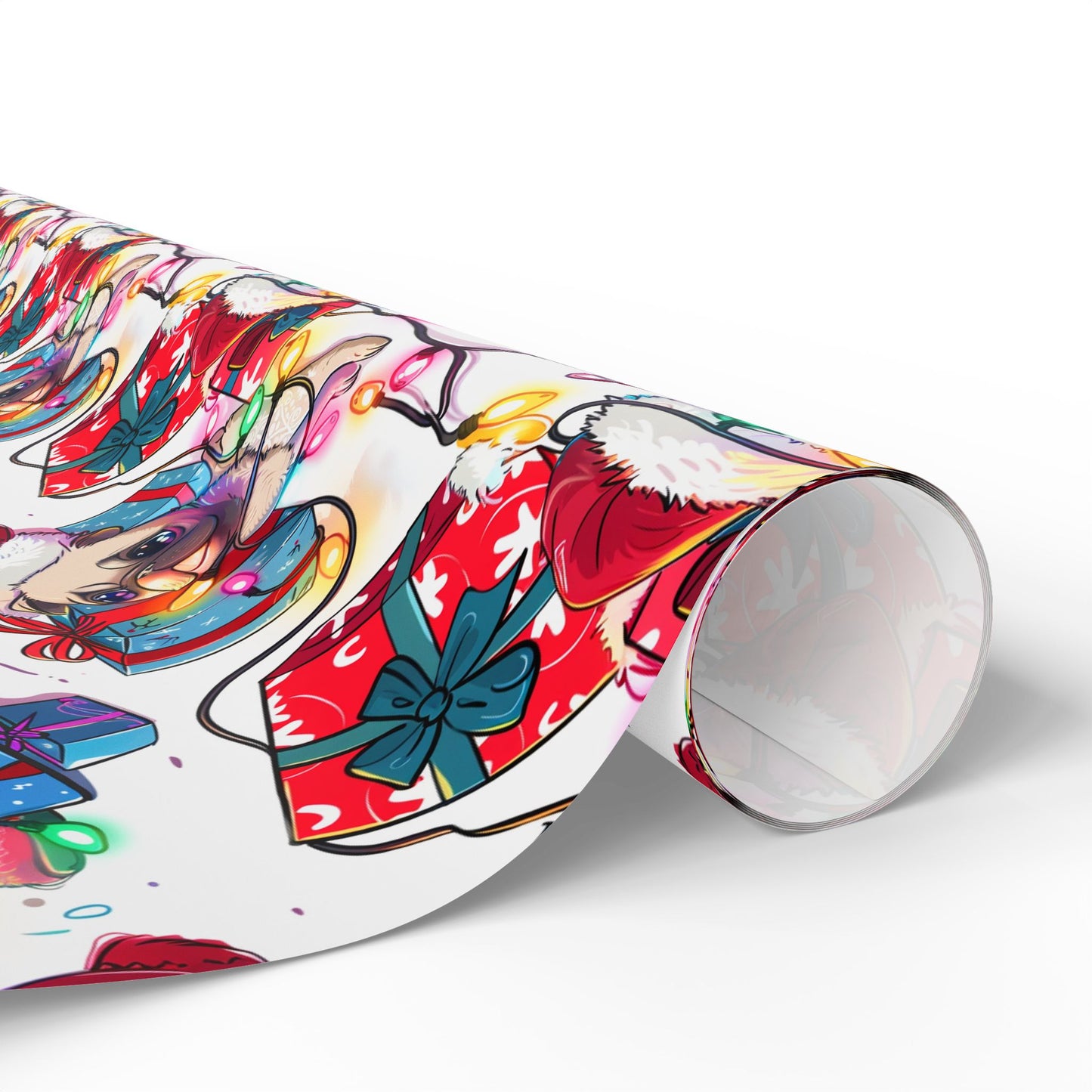 Christmas Pug Wrapping Paper