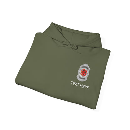 Volunteer Firefighter Badge Hoodie