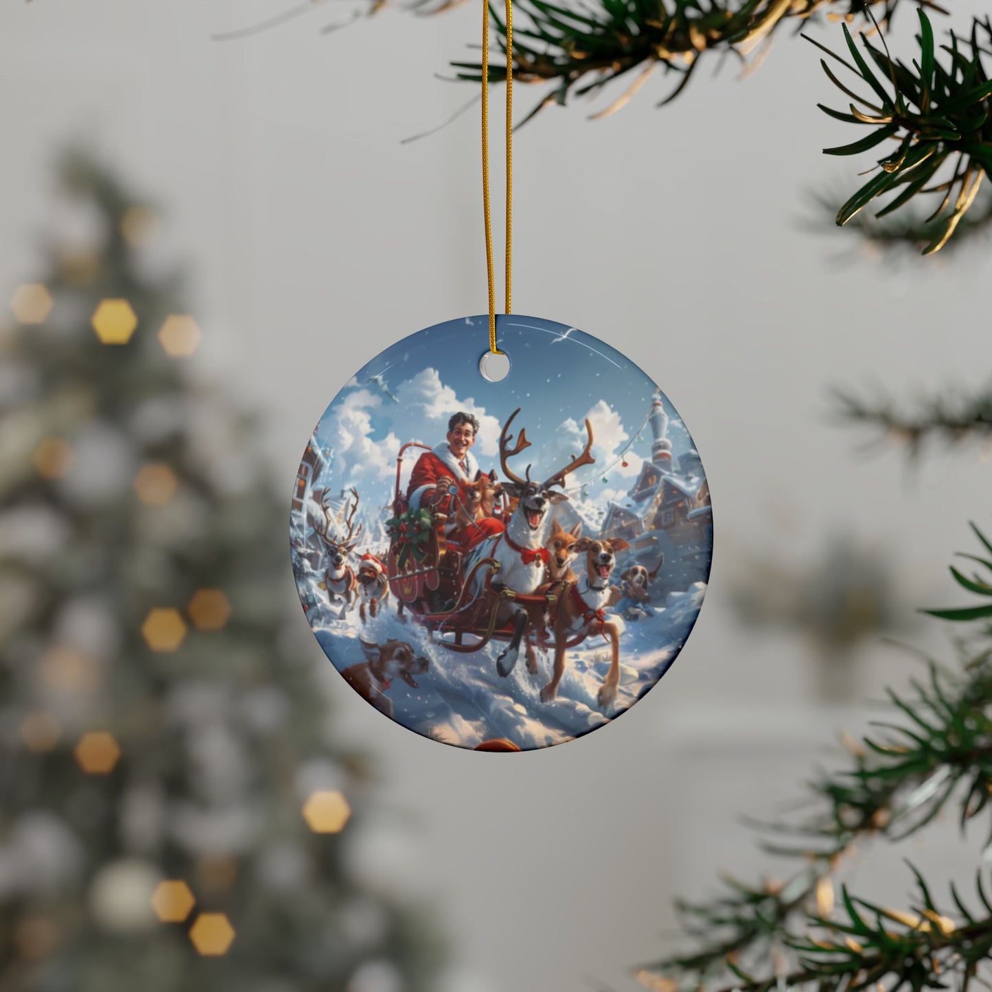 Vet Sleigh Ride Ornament