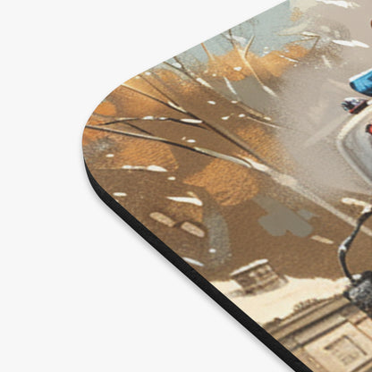 Santa Ambulance Mouse Pad