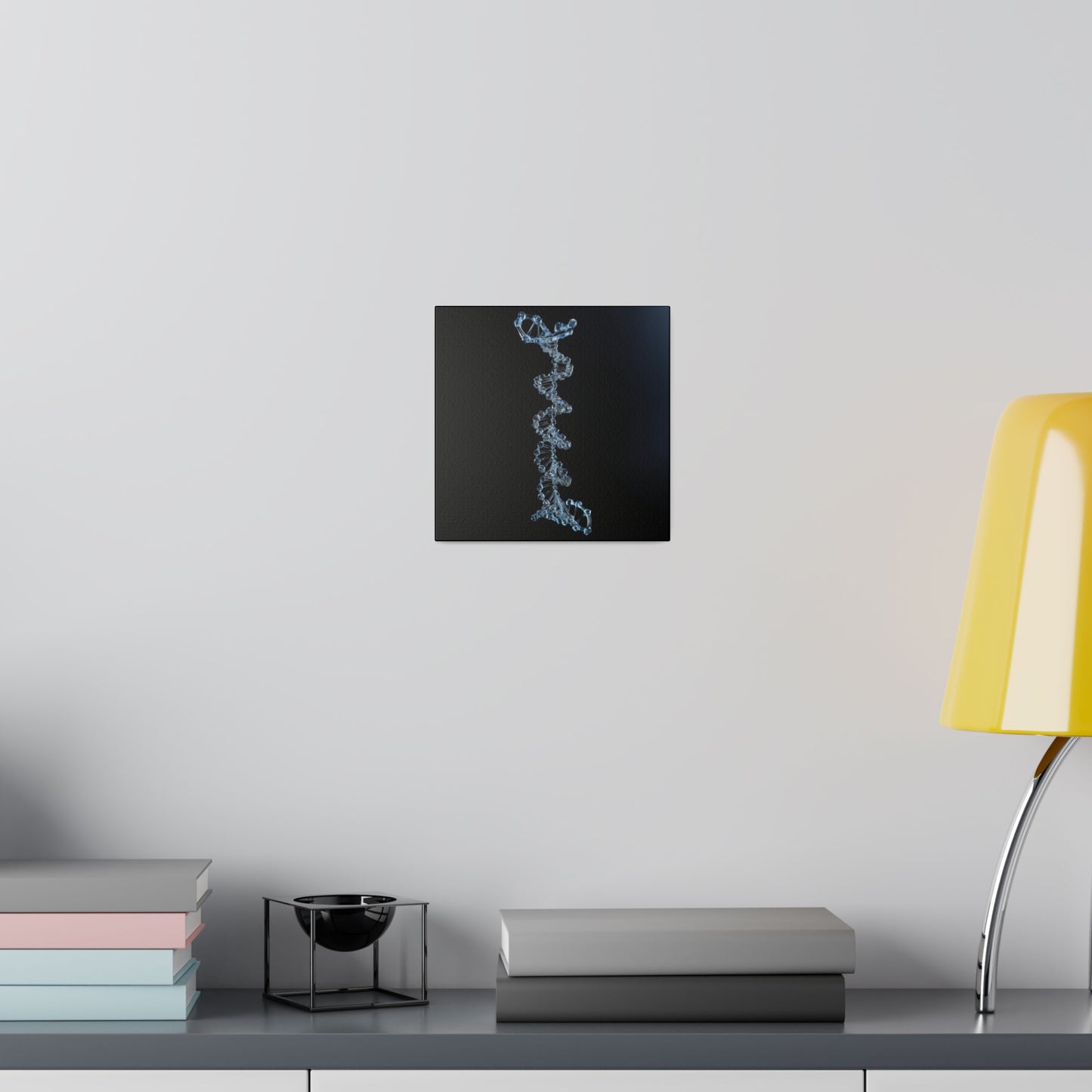 Matte Canvas - Glass DNA Strand