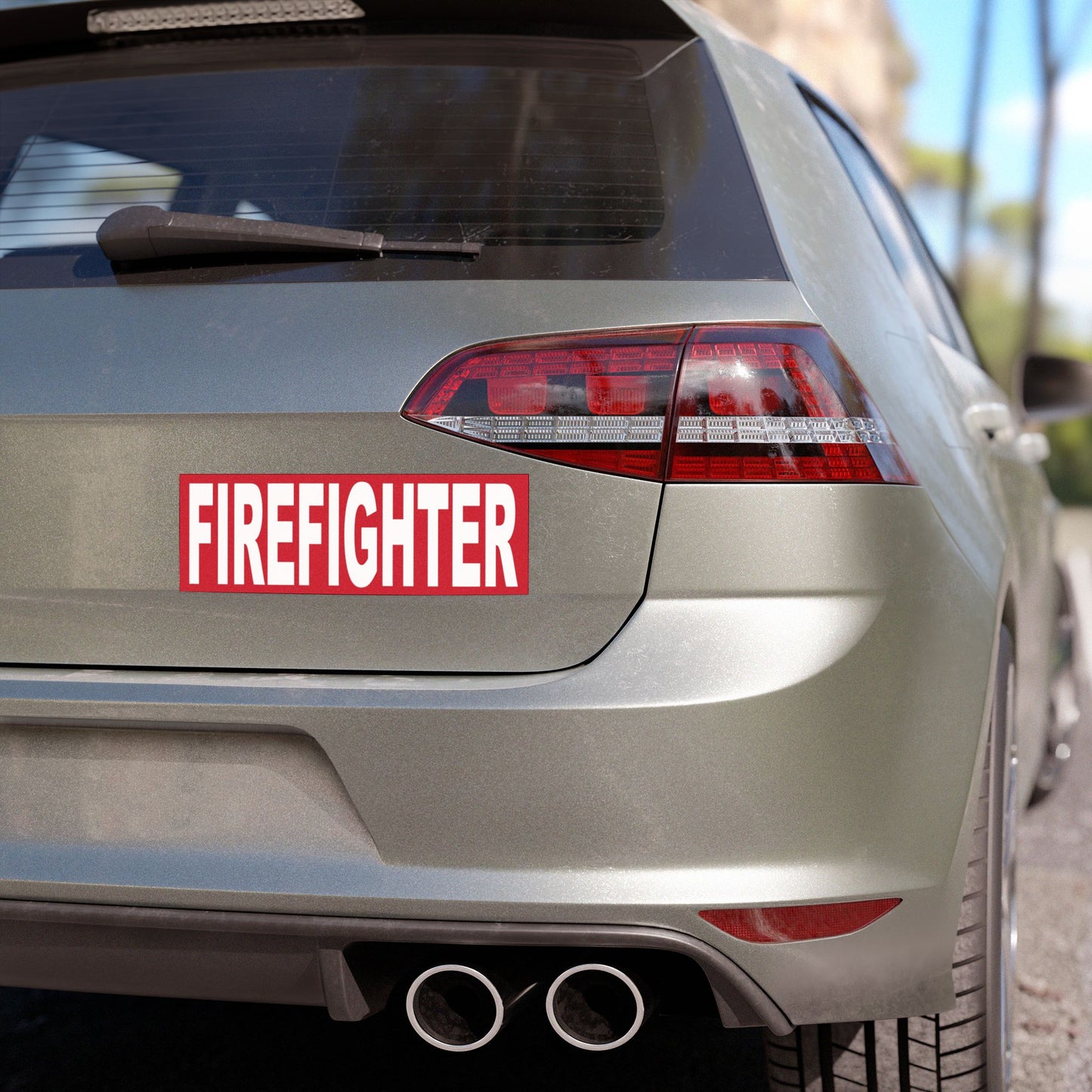 Firefighter Car Magnet