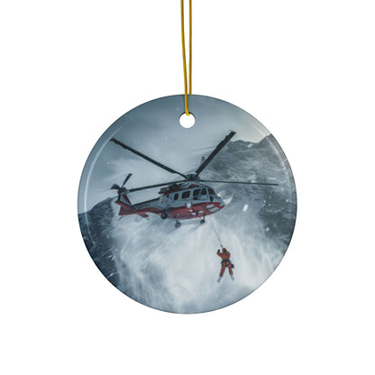 Helicopter Rescue Ornament