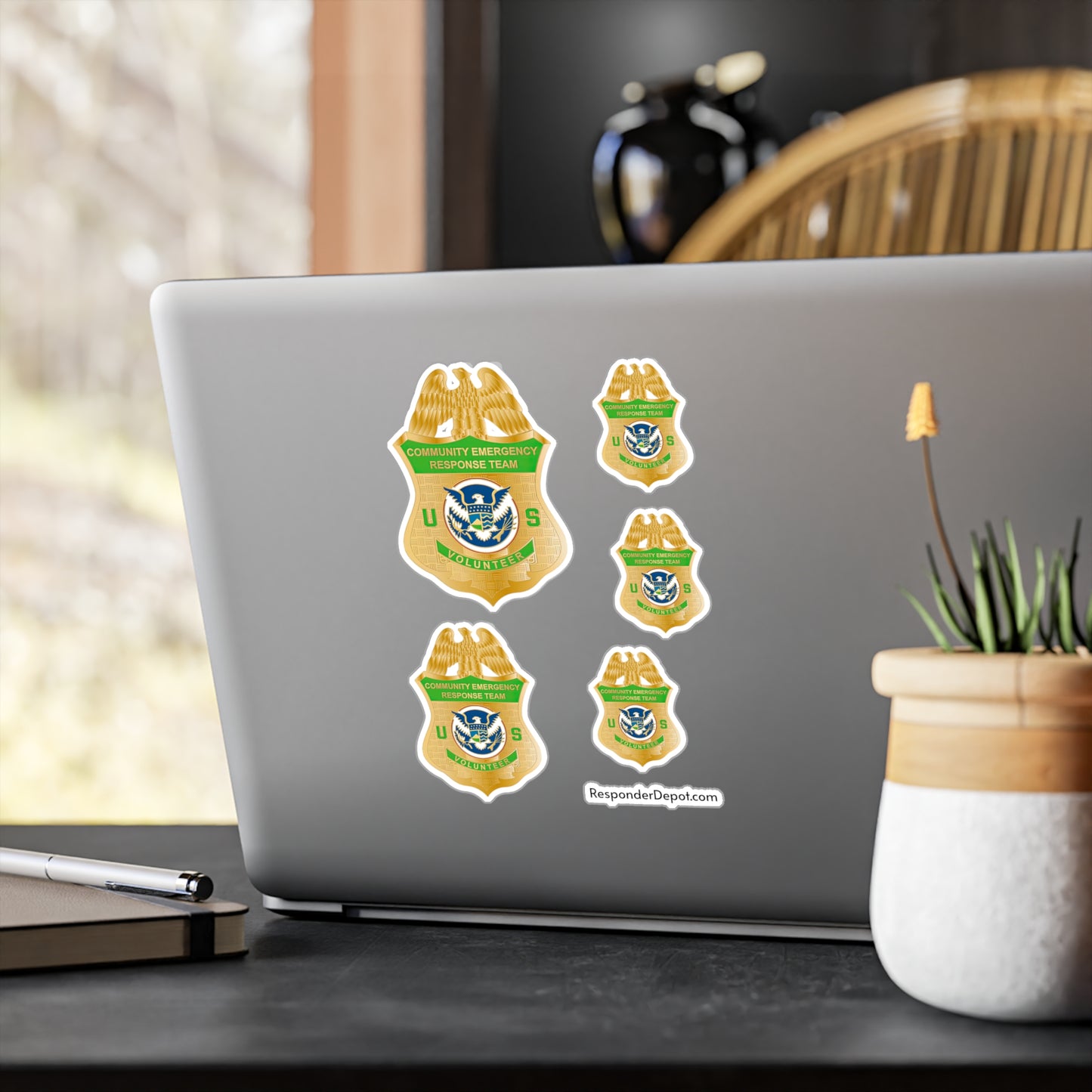 CERT Badge Decal Set