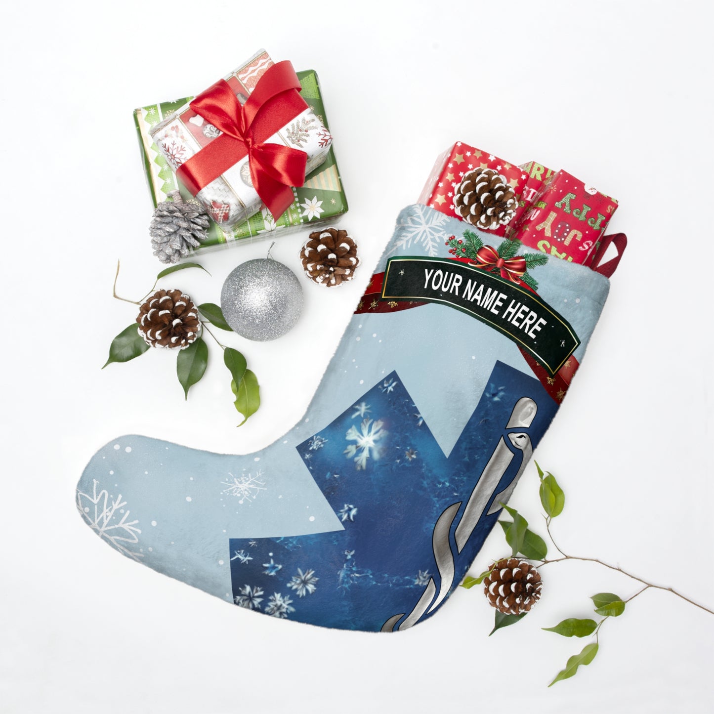 Star of Life Winter Stocking